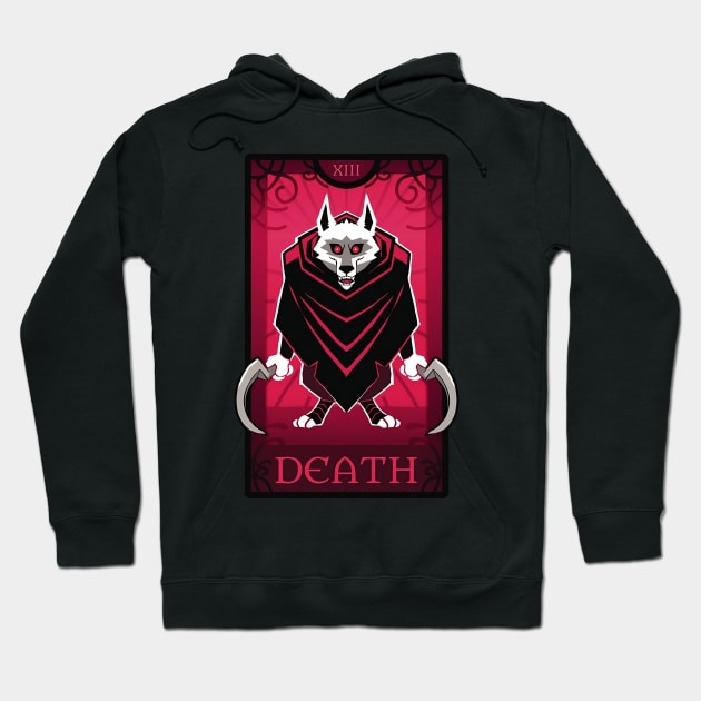 tarot death puss in boots Hoodie by karaokes